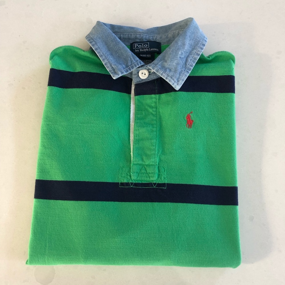 Polo long sleeve shirt, size 12